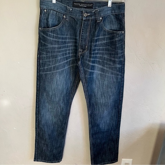 Truth Substance Common Sense Straight Denim Jeans - Picture 2 of 9
